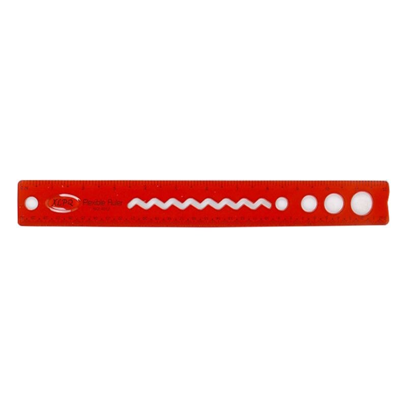 30cm Soft Flexible Ruler Multicolor Measure Straight Rulers Office School Supplies Stationery Students Kids 090F