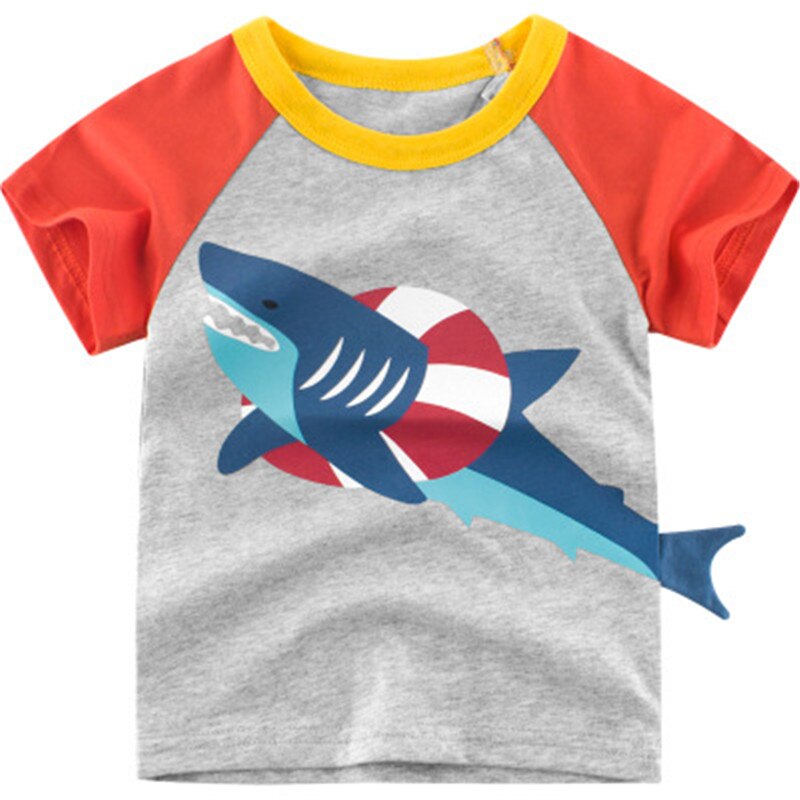 Xiaying Koreaanse versie kinderen kleding stijl korte mouw T-shirt voor jongens in de zomer van kinderen kleding voor kinderen