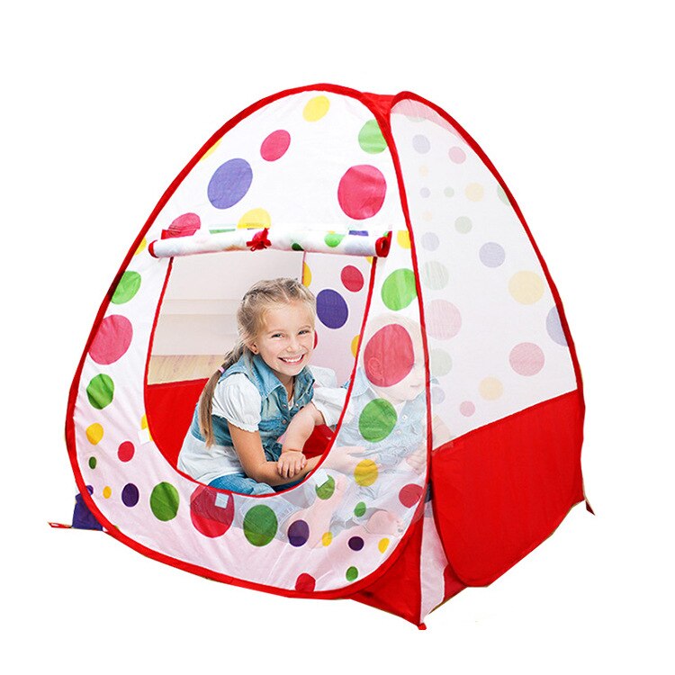 Leuke Stippen Kinderen Opvouwbare Tent Draagbare Speelgoed Huis en Outdoor Kamp Spel voor Kinderen Ouders Verstoppertje kinderen Speelgoed
