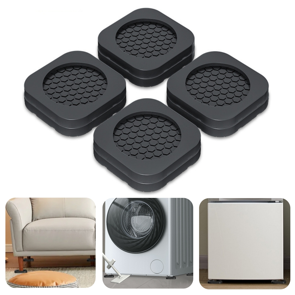 Skridsikre vaskemaskineunderlag skridsikker måtte minimerer støjniveau skridsikkert gummimateriale beskytter træ- og flisegulve