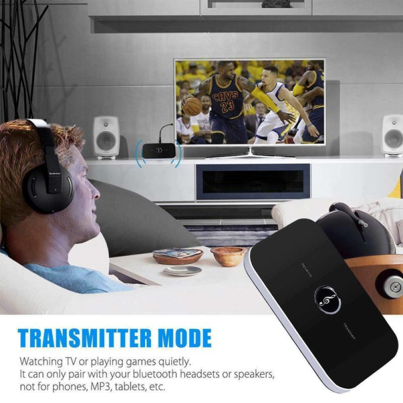B6 Bluetooth Transmitter Receiver Two-in-one Bluetooth Wireless Transmitter Bluetooth 5.0 Adapter Bluetooth Receiver Transmitter