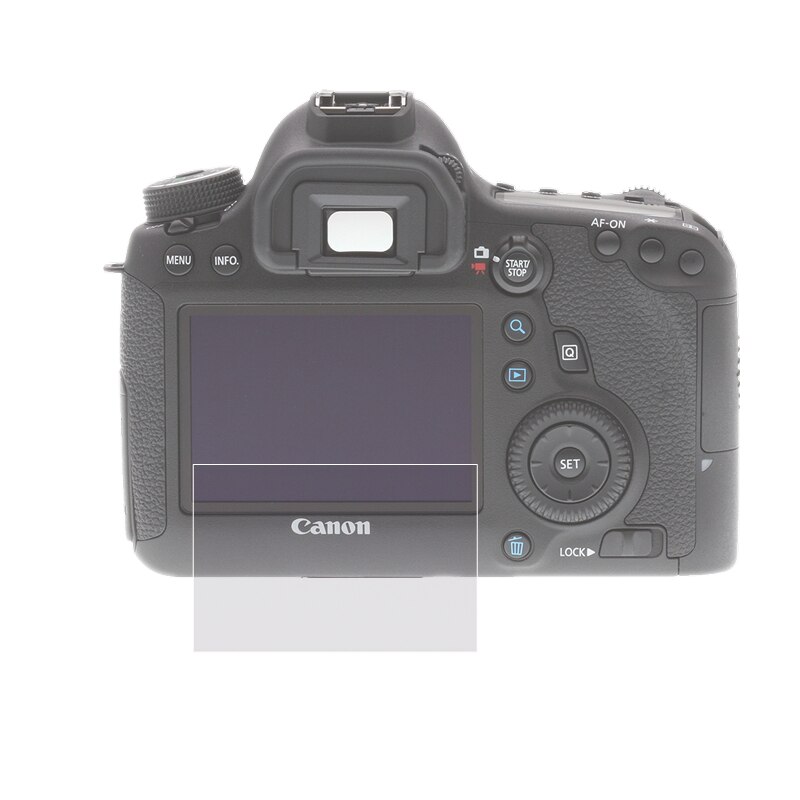 Zelfklevende Gehard Glas Lcd Screen Protector Guard Cover Voor Canon Eos 6D Camera