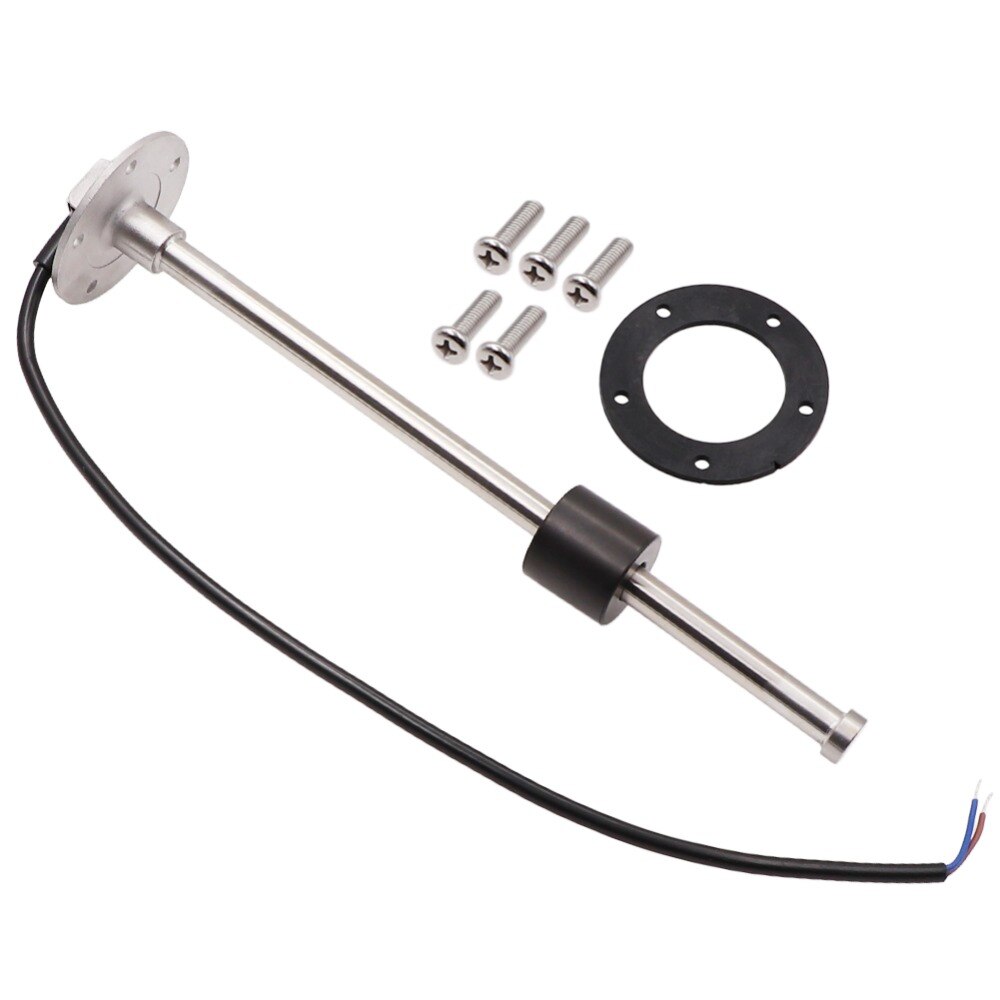 Émetteur de niveau de carburant en acier inoxydable | 240 ~ 33ohm /0 ~ 190ohm bateau jauge de niveau de carburant marin, capteur de débit liquide avec 150 200 300 350 450mm