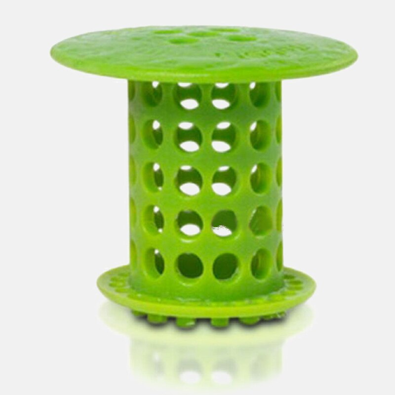 Bouchon bouchon évier crépine salle de bain Drain capteur de cheveux bain filtre égout drague dispositif douche cheveux bouchon salle de bain accessoires: green