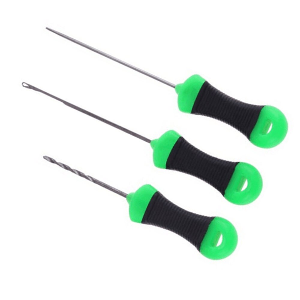 Kit d'outils pour la pêche à la carpe 3 en 1, ensemble de leurres pour attraper des poissons, matériel pour pêcher des carpes, Set Combo noir-vert