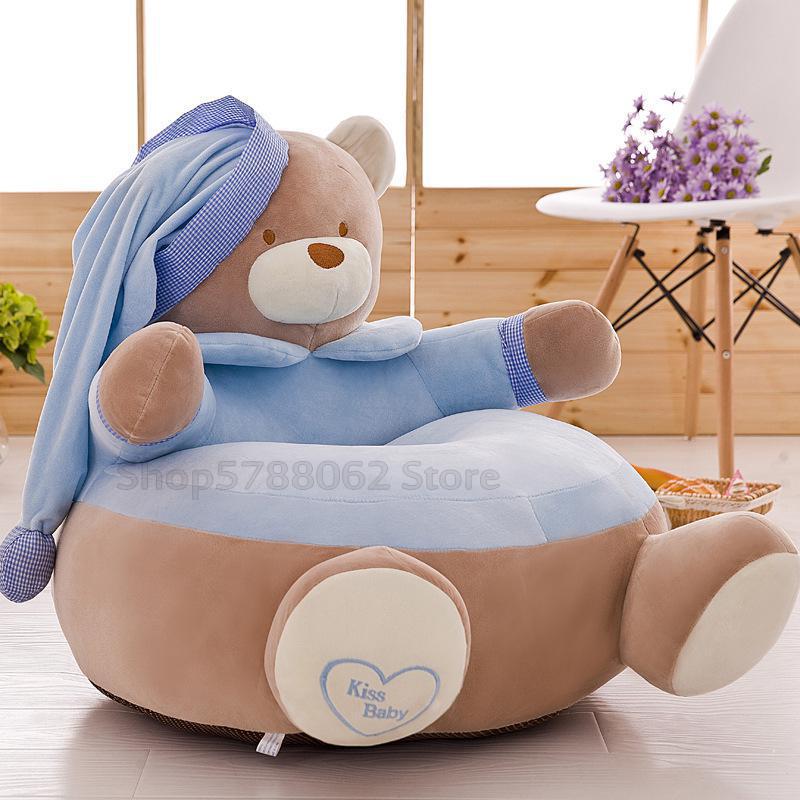 Utvalg av komfortable barnesofaseter baby tegneserie lat krakk søt plysj leketøy barnehage rekvisita 50*50cm: 9