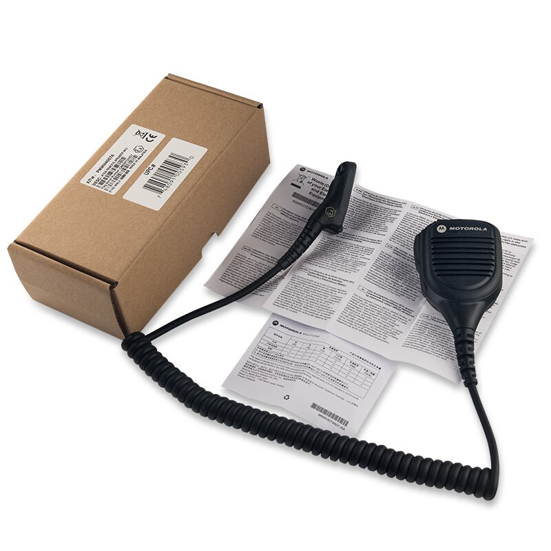 The Motorola PMMN4067A Handheld Microphone Speaker For DGP8550 XPR 7550IS P8668 Walkie Talkie
