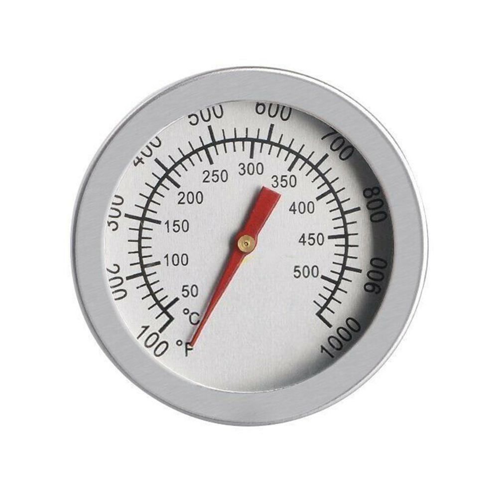 50-500 grill rostfritt stål grill grill rök termometer temperaturmätare ugn termometer: Default Title