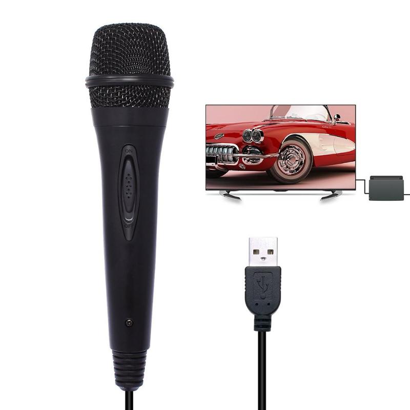 micrófono con cable USB 3m/9.8ft Gamepads utiliza micrófono de Karaoke de alto rendimiento para Nintendo Switch PS4 Wii U XBOX360 PC