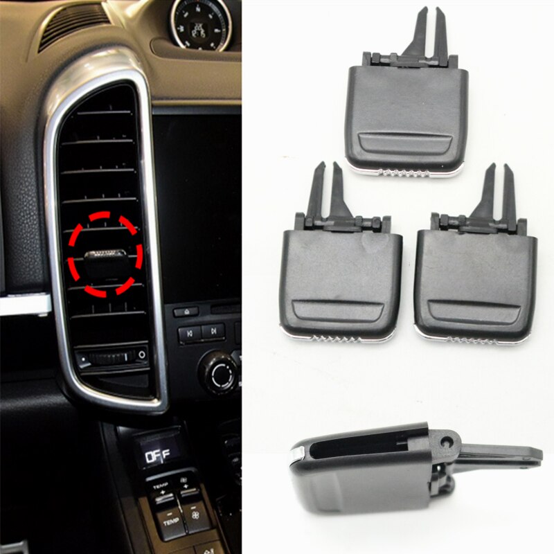 Kit de réparation pour Grille de ventilation, Grille coulissante de sortie, languette de Clip, pour climatiseur avant/arrière Porsche Cayenne –