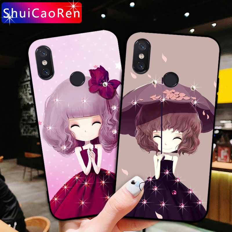 Luxus Strass Telefon fallen Für Xiao mi mi Max 2 Max2 Max3 Weiche Silikon TPU Zurück Abdeckung fallen Für Xiao mi mi Max 3 Profi Capa Coque