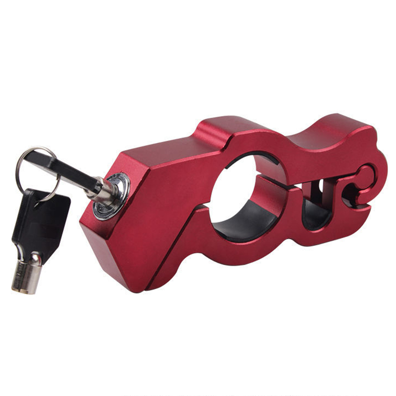 Motorrad Geändert Lenker Schloss Helm Anti-diebstahl Schloss Elektrische Fahrzeug Schmutz Fahrräder Aluminium Legierung Lenker Feste Horn Schloss