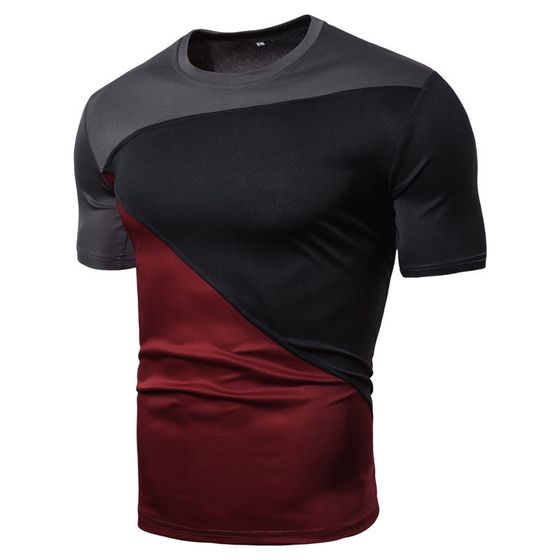 Sommer t-shirt til mænd camouflag kortærmet t-shirt herretøj trend afslappet slim fit fitness top tees