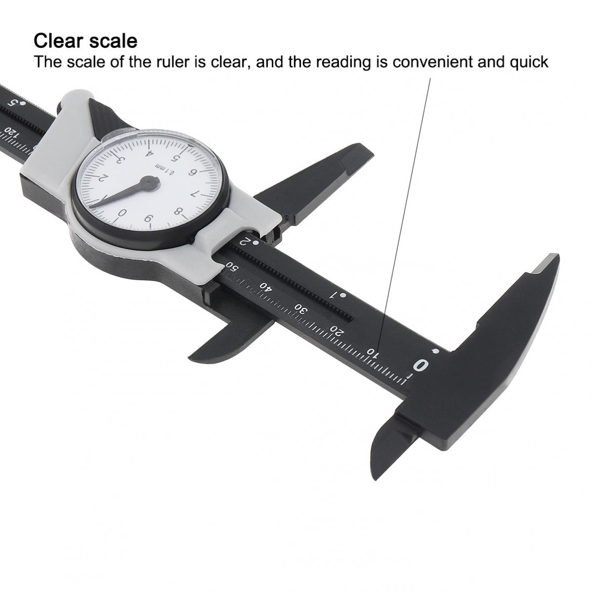 150mm Dial Caliper Vernier Caliper with Dial Indicator Stainless/Carbon Steel Gauge Measuring Tool Micrometer