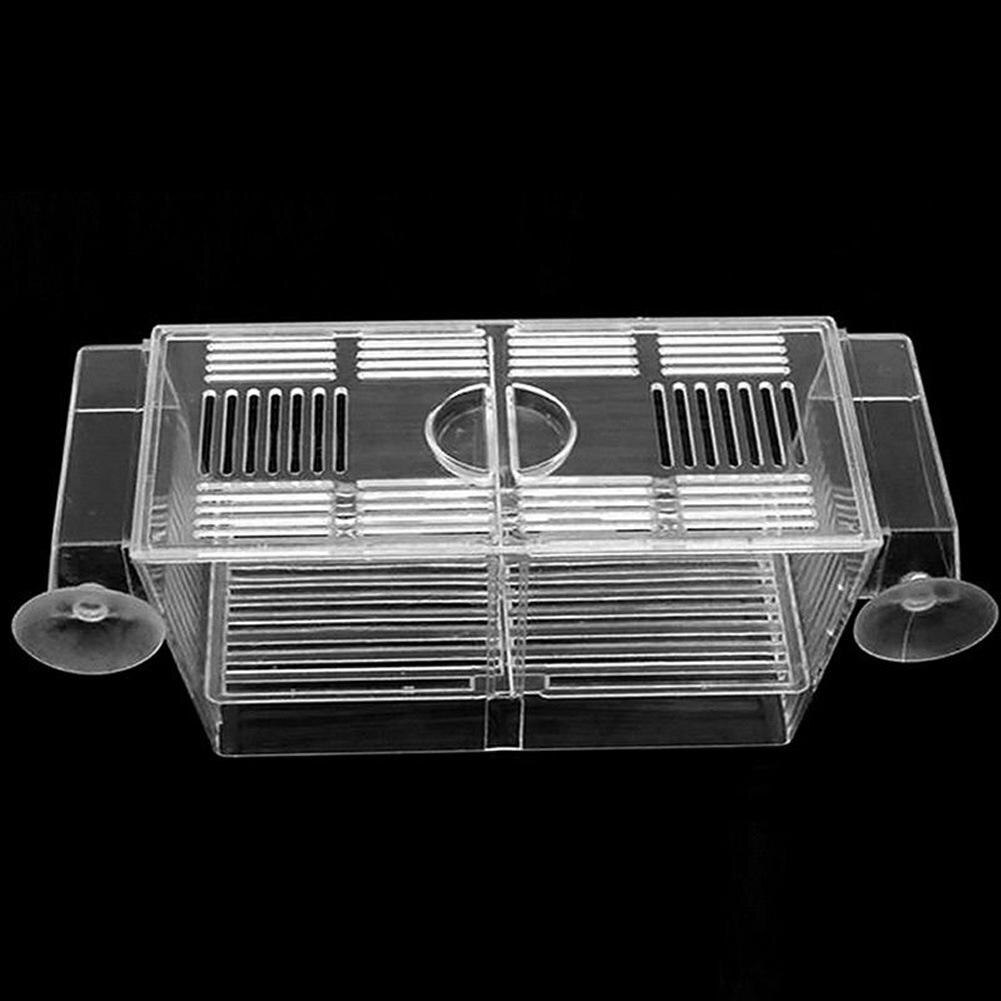 1 PCS Acrylic Fish Tank Breeding Isolation Box Aquarium Hatchery Incubator Holder Aquarium Accessories Fish Supplies