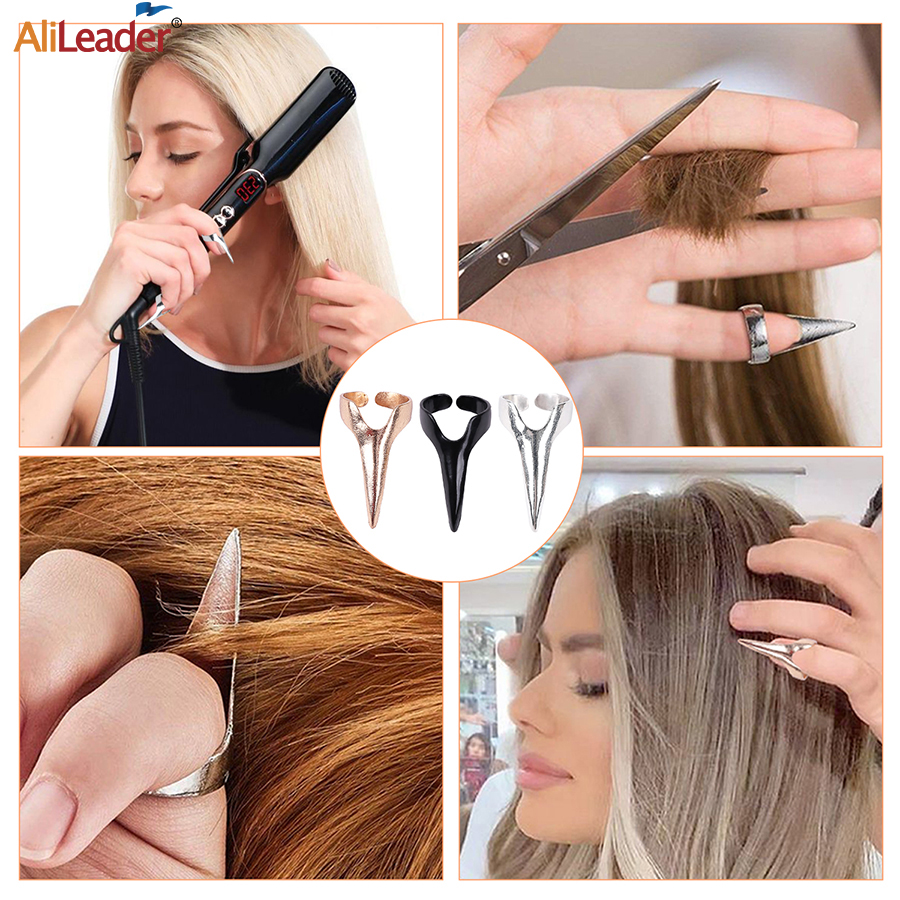 Haar Afscheid Tool Voor Vinger Voor Vlechten Haar Vlechten Accessoires Hairstylist Gevlochten Nagel Retro Haar Afscheid Tool