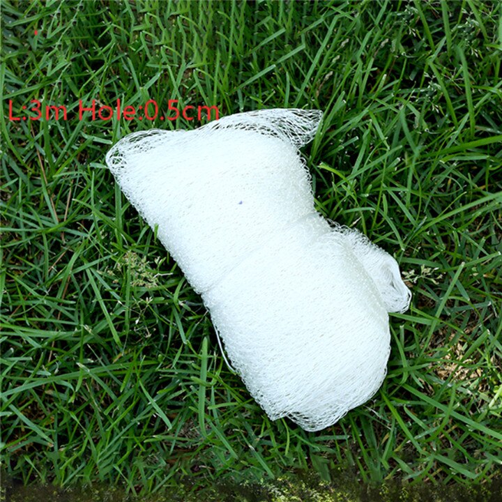 Fishing Net Single Mesh Nylon Durable Braided Float Fishing Trap Cast Folding Fishing Network Gear Fishermen Tools: 3m