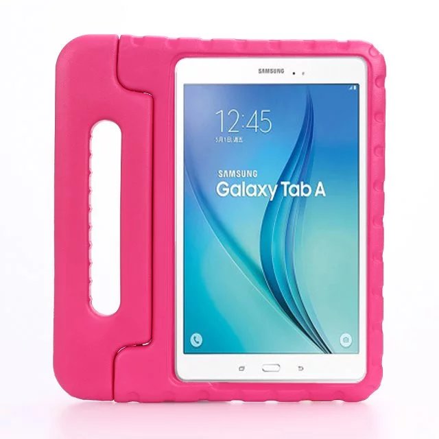 For Samsung Galaxy Tab A 10.1&#39;&#39; A6 T580N T585C Kids Protective Stand Case SM-T580/585 EVA Shockproof Portable Cover: rose / SM-T580