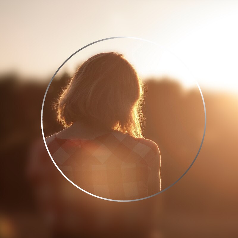 1.56 Photochromic Single Vision Lenses with Anti-Reflective Coating Finish Fast and Deep Dark Chaning Performance