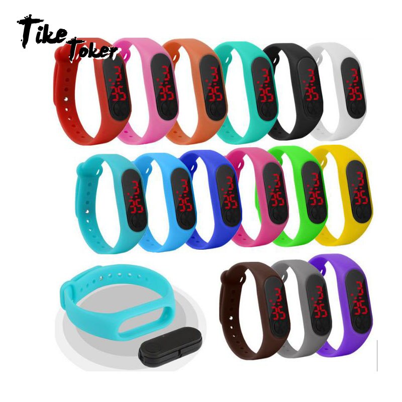 Heren dames sport led digitaal horloge hand ring horloge led sport elektronisch horloge siliconen elektronische klok relogio