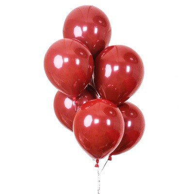 10 pouces mat en forme de coeur grenade rouge Latex ballon Double couche Air ballon mariage amant proposition décoration de fête de mariage: Round