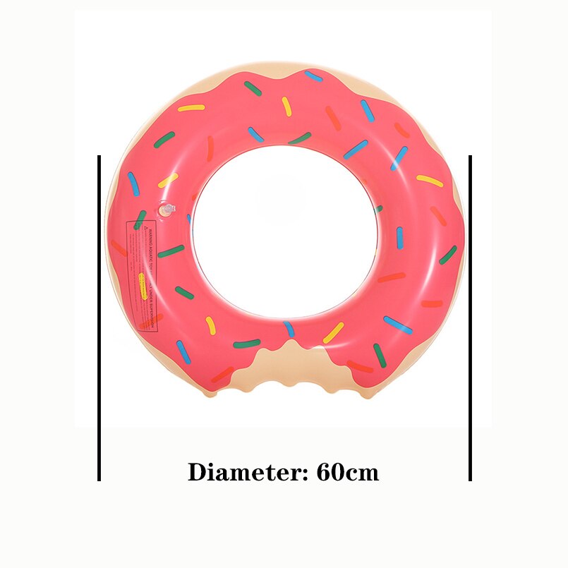 Anillo inflable de donut para nadar para adultos, anillo para nadar de niños, boya salvavidas para piscina: YYQF60