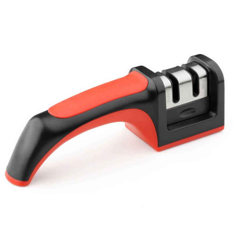 1 ud. Afilador de cuchillos de Cocina 3 agujeros piedras de afilar cuchillos herramientas pelucas de encaje frontal taidea Piedra afiladora