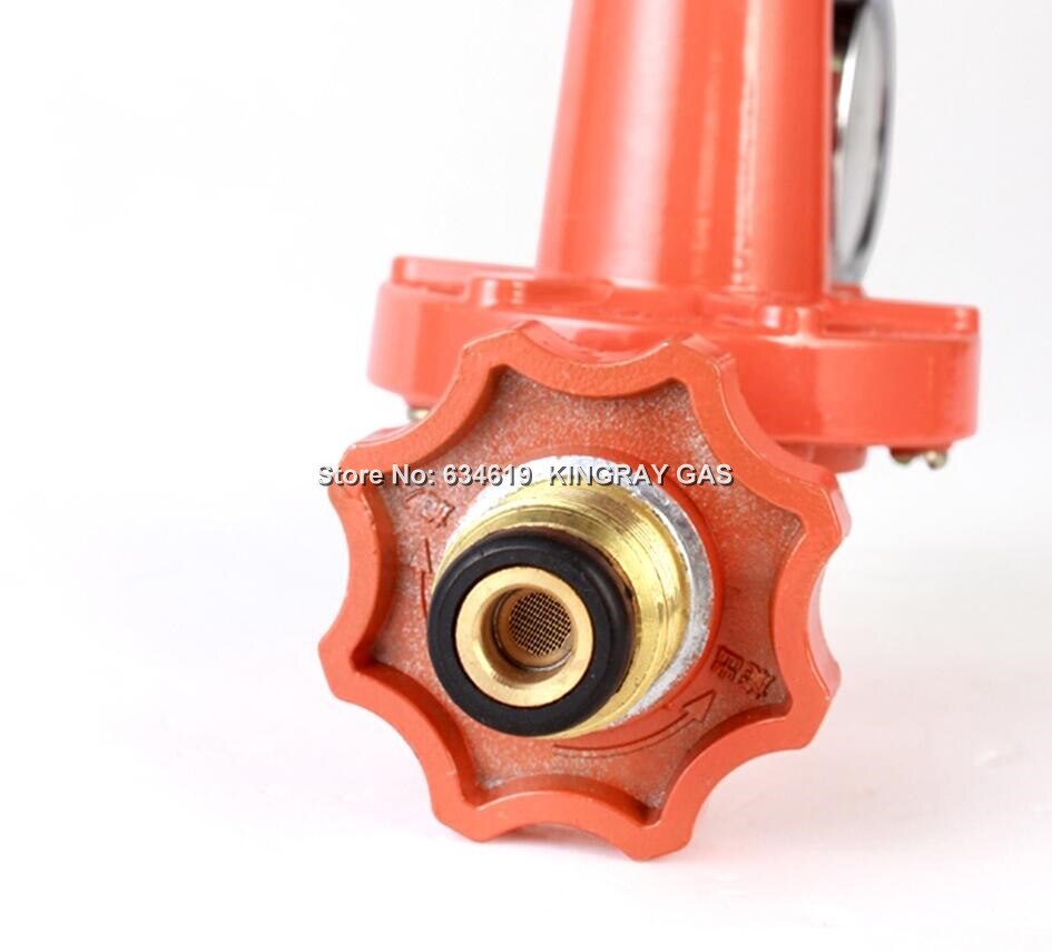 medium pressure gas relief valve with display meter gas middle pressure reducing valve external screw valve
