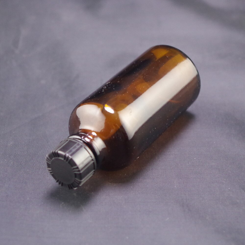 2pcs 50ml Sample Bottle Brown Glass Screw Top