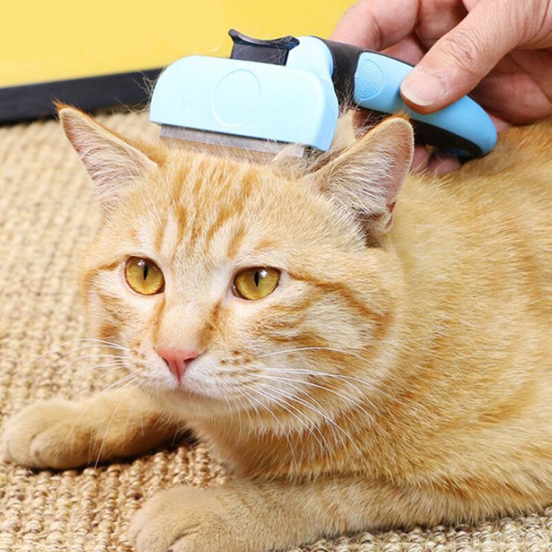 Pet Cat Hair Removal Brush Furmine Comb For Cats Animal Hair Removal Comb For Death Hair Deshedding Brush Cat dog Grooming tools