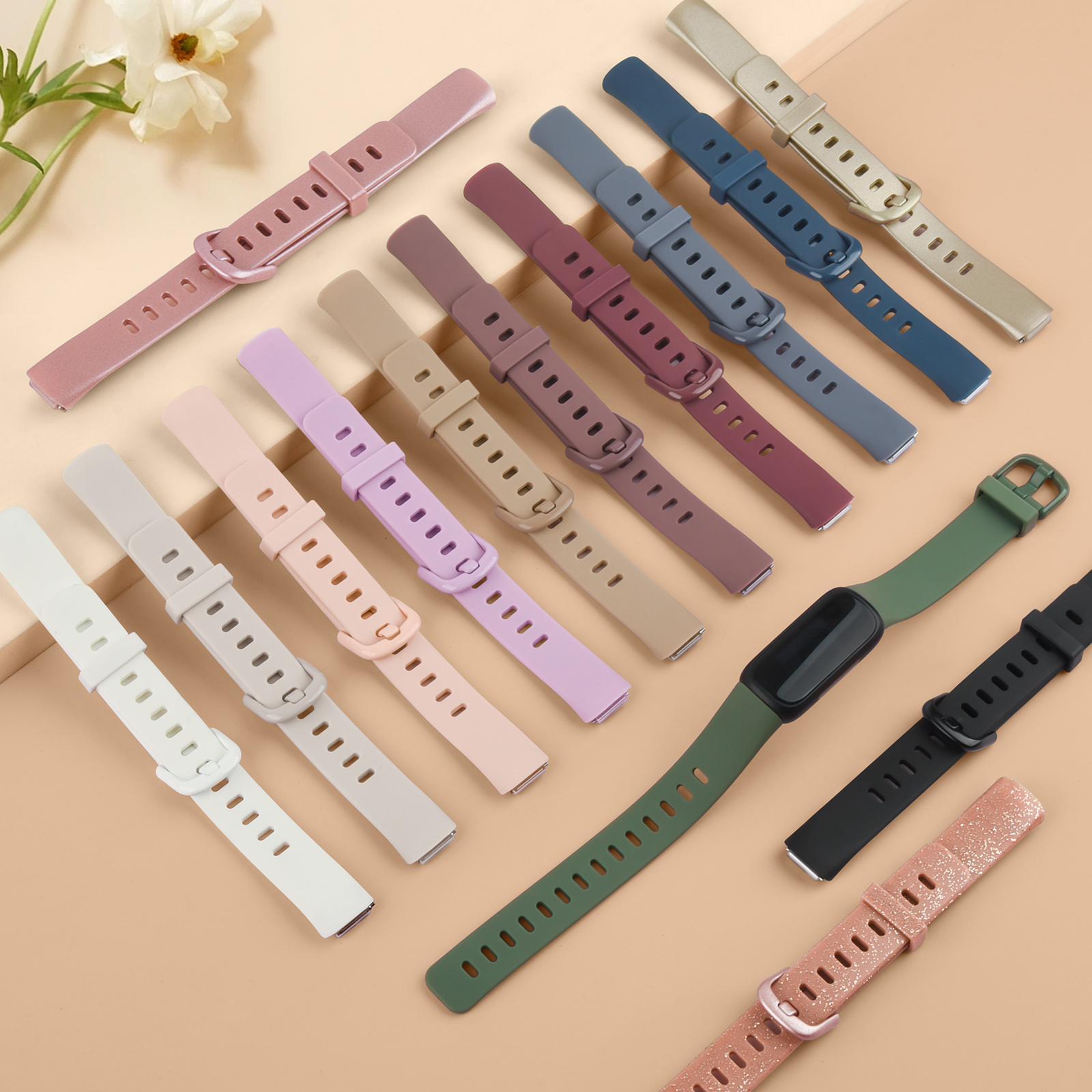 Correa de silicona suave para Fitbit inspire 3/inspire 2, correa de reloj ajustable, pulsera para Fitbit inspire 2 3