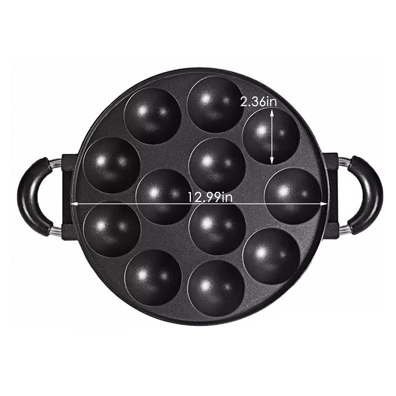 Takoyaki – poêle à Grill avec 7 /12 /15 trous, ustensile de cuisine domestique en forme de boule de poulpe