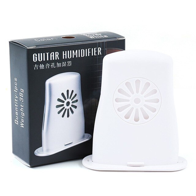 Acoustic Guitar Sound Hole Humidifier Anti-drying Moisture Tank Portable Guitar Humidifier Instrument Care Humidity Adjustment: White