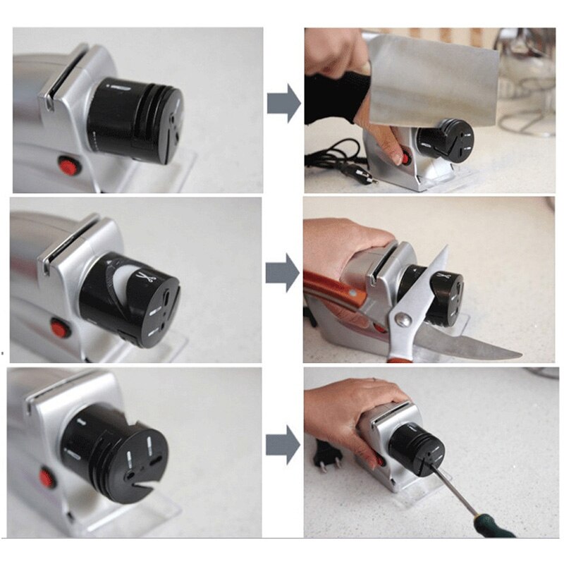 Electric Multifunctional Grinding Wheel Sharpener Quick Sharpening Stone For Kitchen Scissors Screwdrivers