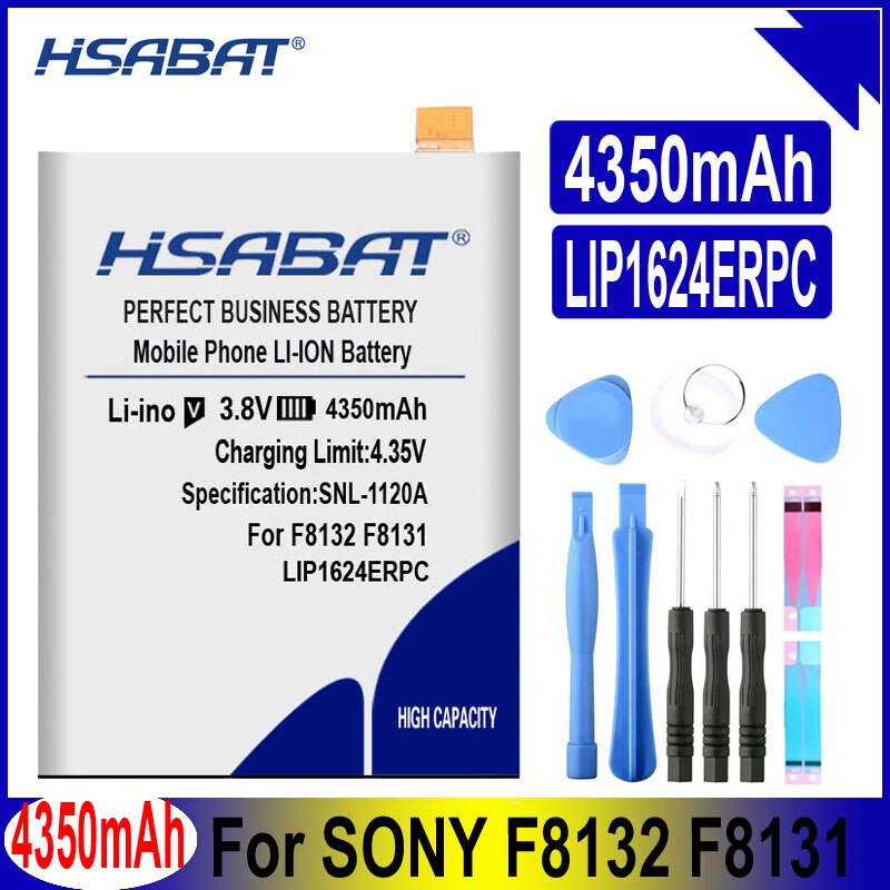 HSABAT LIS1632ERPC LIP1624ERPC batería para Sony Xperia XZ Dual Sim F8332 XZs F8331 para el Xperia X Performance XP F8132 F8131