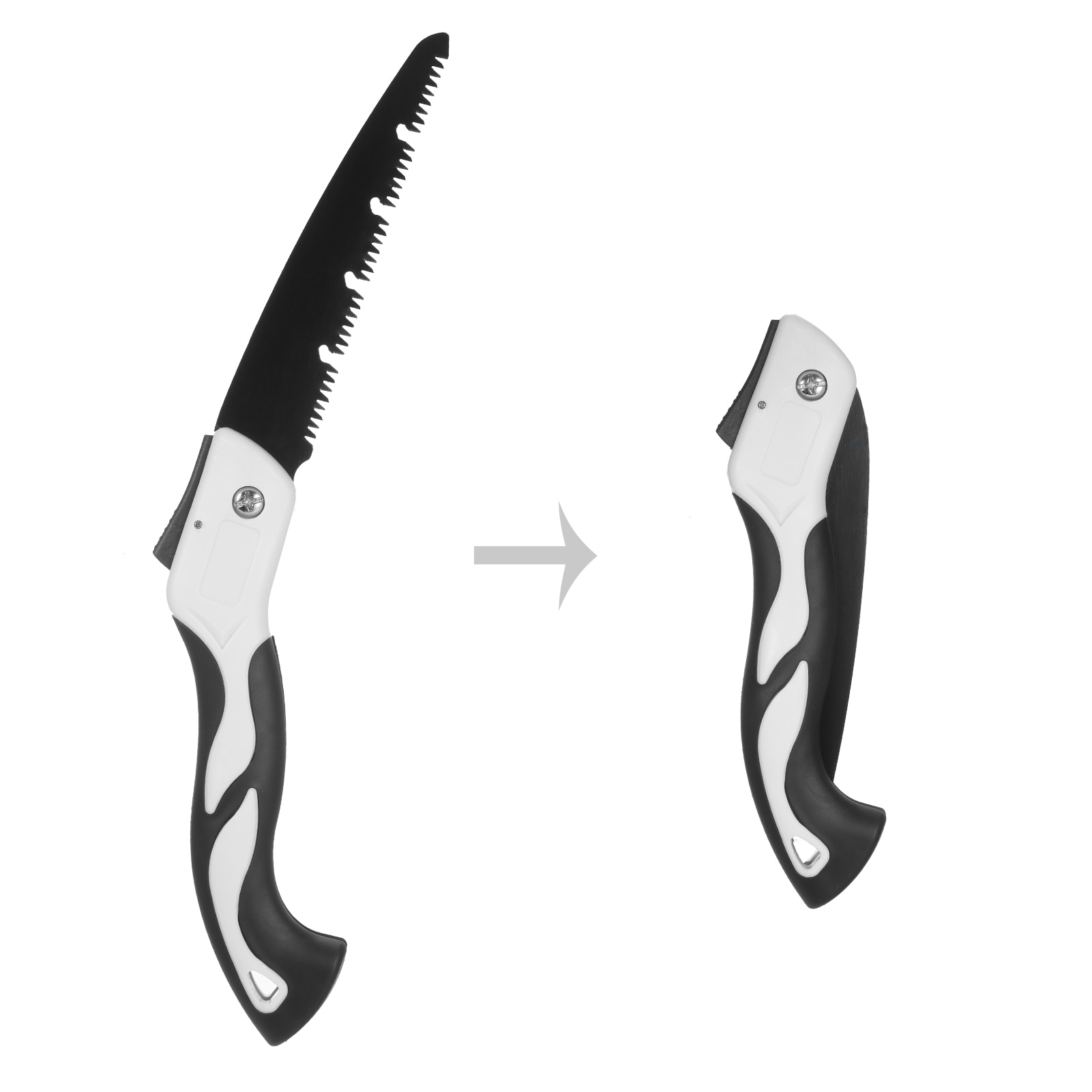 7/8.5/10-inch Alloy Steel Hand Saw Foldable Hand Pruning Saw with Non-slip Handle for Cutting Wood Limbs Branches Woodworking