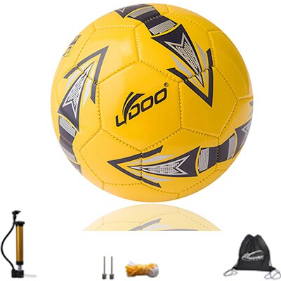 YUYU Official Size 5 Football Ball PU Slip-resistant Match Training Soccer Ball Football Soccer Equipment: orange 2