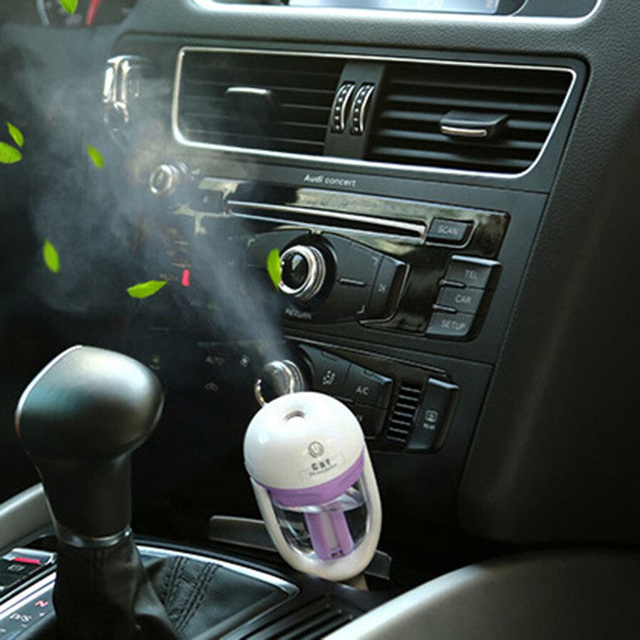 Mini 12V DC Auto Lufterfrischer Auto Luftbefeuchter Luftreiniger Aroma Und Auto Aromatherapie Nebel Hersteller Fogger Ätherisches Öl diffusor