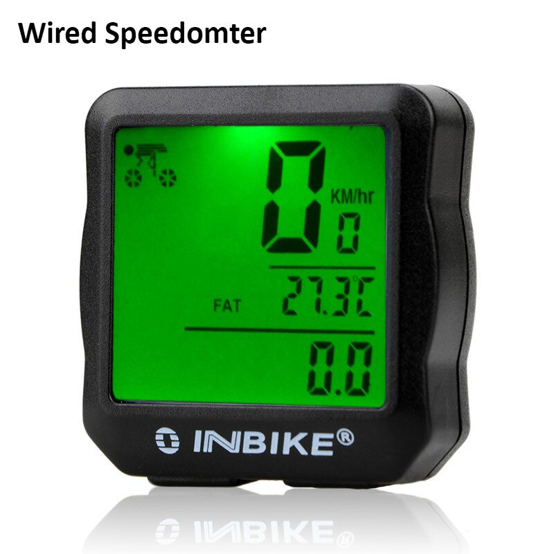 Fahrrad Computer Kilometerzähler Professionelle Drahtlose Und Verdrahtete Wasserdichte Fahrrad Computer Speedomter LCD Stoppuhr Tachometer für Fahrrad