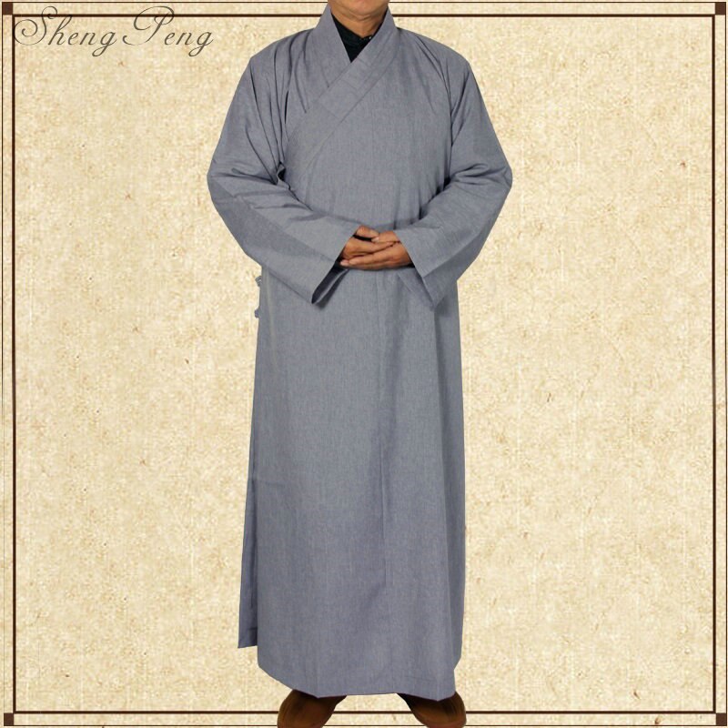 Buddhistisk munk klädsel kläder shaolin munk kläder män shaolin munk uniform buddhistisk kläder buddhistisk dräkt  q273