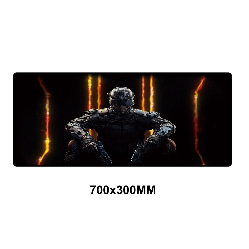 Gaming Mouse Pad Notebook Computer Mousepad Large XL Rubber Desk Keyboard Mouse Pads Mat Gamer Office Tablet for Call of Duty 3: SMZH-009