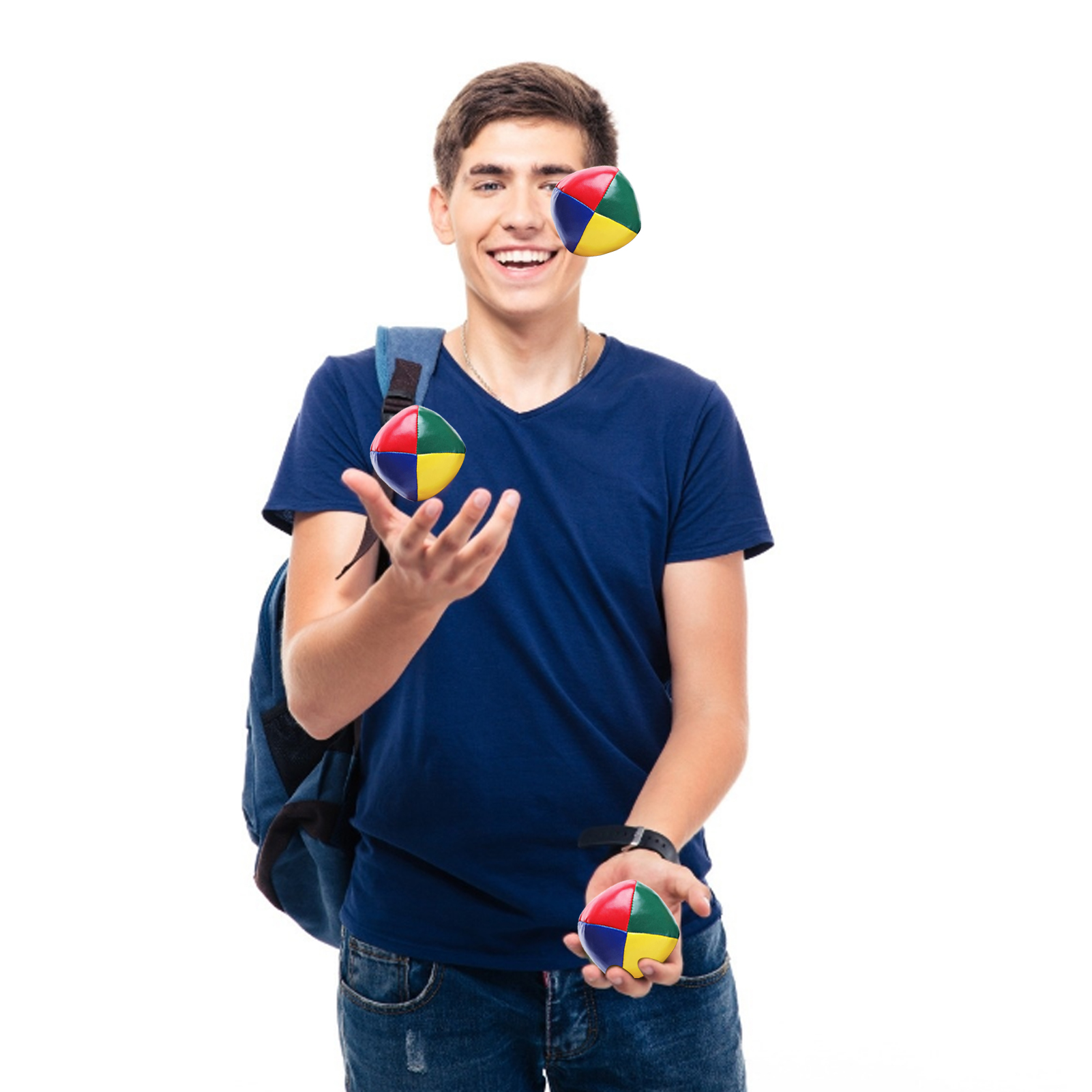 3/6PcsJuggling Balls per principianti Bambini e adulti Coordinazione occhio-mano Allenamento Sport Giocattoli sensoriali Autismo ADHD Ansia