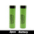 Originalt ncr 18650b 3.7 v 3400 mah 18650 lithium genopladeligt batteri til panasonic lommelygte batterier og usb oplader: Sort