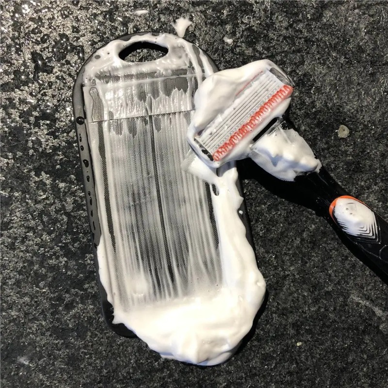 Rasierklingenschärfer, verlängert sterben Lebensdauer der Rasierklingen, Silikon, leicht zu reinigen, sichere Rasiercreme, perfekt für sauberes Rasierwerkzeug für Männer
