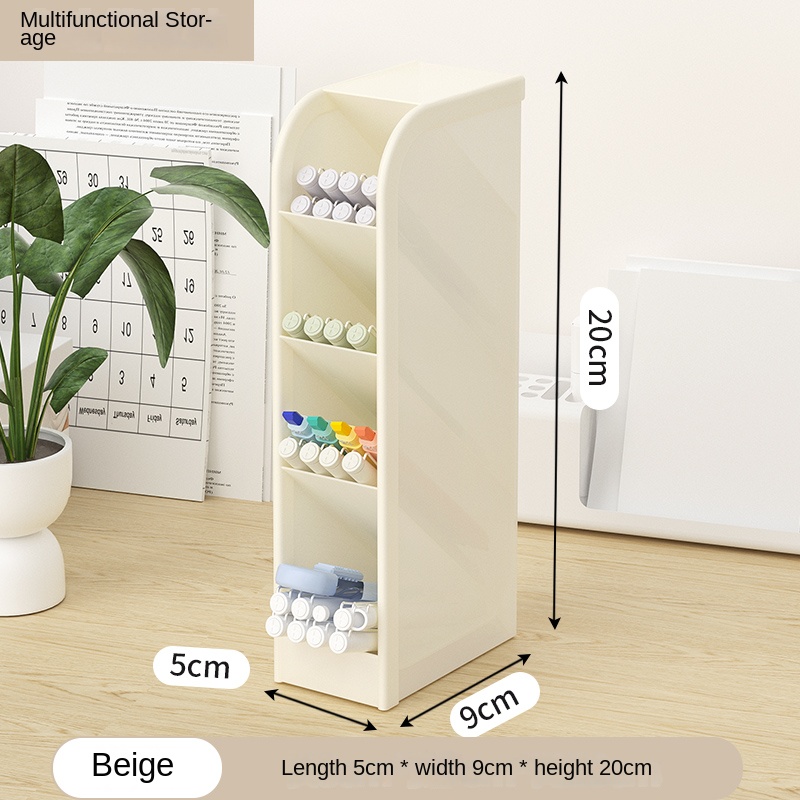 Organizador de bolígrafos, organización de escritorio, bonitos marcadores de lápiz, portavasos, conjunto de caja de almacenamiento, papelería multifuncional para el hogar y la Oficina: Verde claro