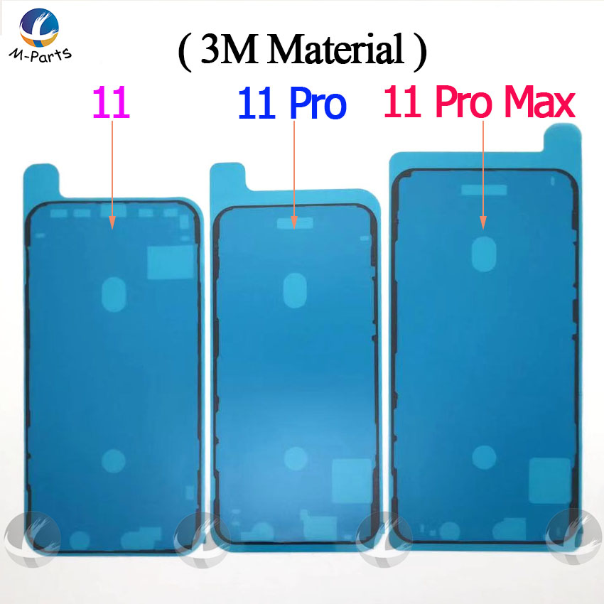 1pcs Waterproof Sticker For iPhone 6S 7 8 Plus X XS Max XR 11 Pro Max LCD Display Frame Bezel Seal Tape Glue Adhesive Repair 3M