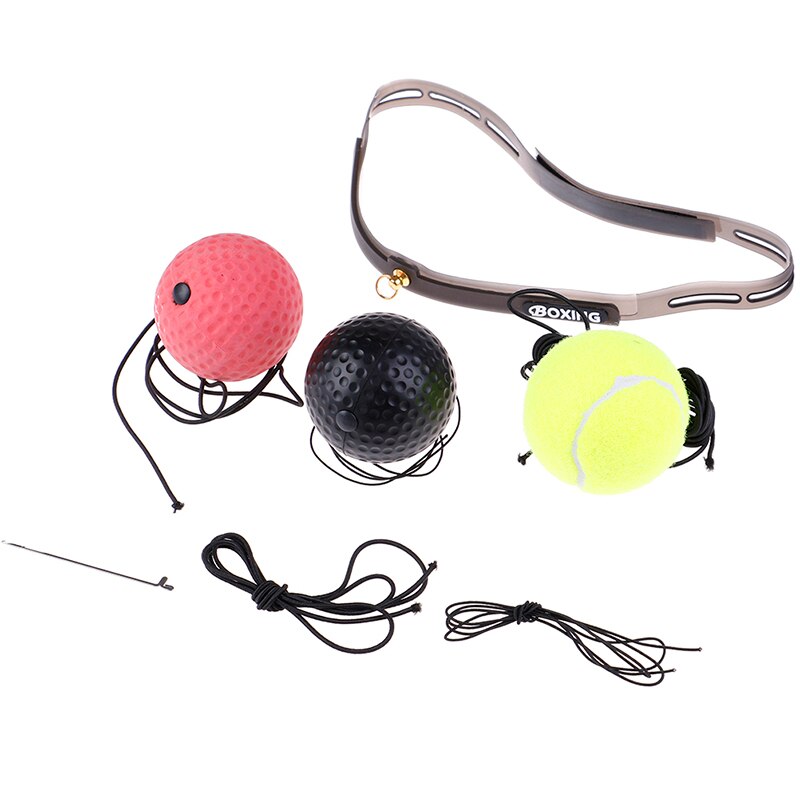 Boxing Reflex Speed Punch Ball Boxer Raising Reaction Force Hand Eye Training Set Stress Boxing Thai Exercise