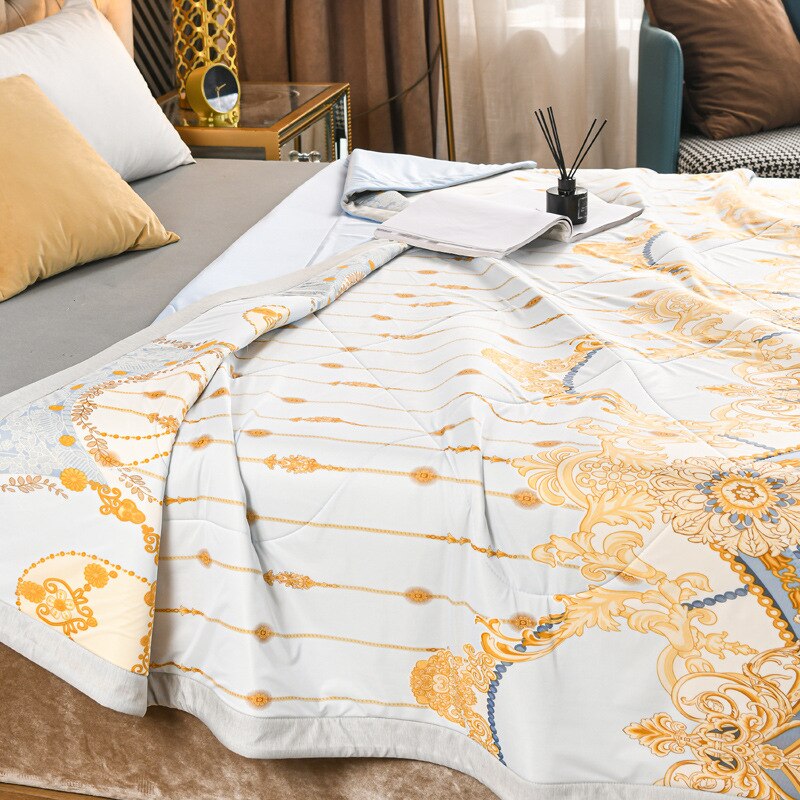 Kuup Cartoon Zomer Cool Latex Quilt Luxe Moderne Airconditioning Latex Vulling Deken Kids Adult Comfortabel Dekbed