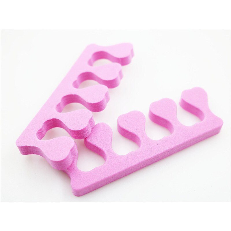 5Pcs/Lot Soft Foam Sponge Toe Separator Finger Separator Pink Heart Nail Polish Protector Feet Care Manicure Pedicure Tool STS01