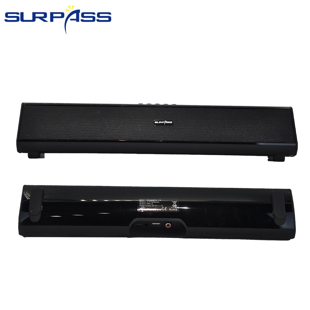 Wandmontage Soundbar Blue-Tooth 5.0 Speaker Aux 3.5Mm 3D Surround Subwoofer Audio Afstandsbediening Home Theater Tv geluid Bar